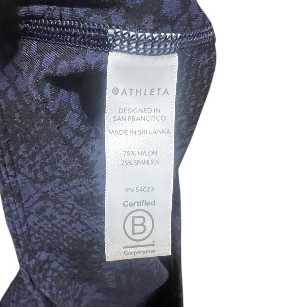 Athleta‎ Ultimate Stash Pocket Snake 7/8 Leggings Size Small - Picture 11 of 11